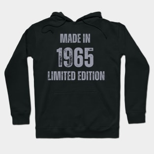 Vintage Made in 1965 , Limited Edition  , Gift for Mom Dad Birthday Hoodie